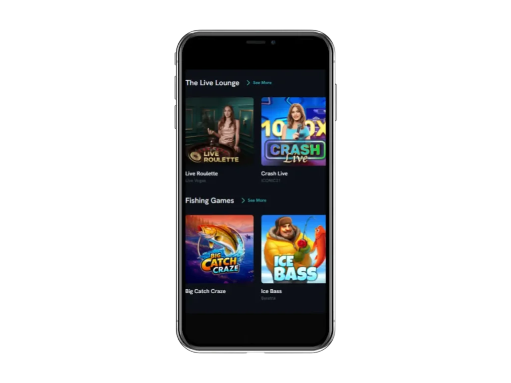 SpinShark mobile app interface 