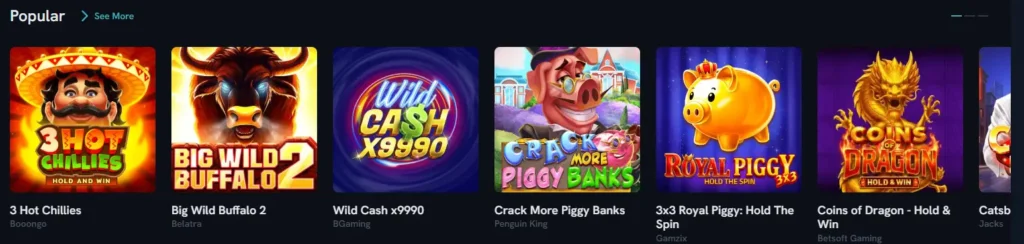 Slots at SpinShark Casino